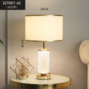 Axyaa Glass Table Lamp Modern Luxury Design for Living Room Bedroom Study Area
