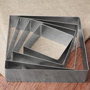 Axyaa Stainless Steel Tiramisu Mousse Cake Mold Kitchen Baking Tools