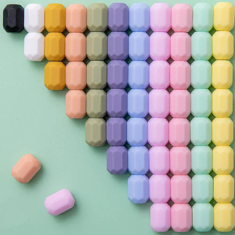 Axya Silicone Teething Beads: BPA-Free, Chewable DIY Jewelry for Baby