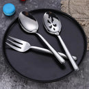 Axyaa Stainless Steel Salad Serving Spoon Set for Western Tableware