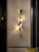 Axya Copper Crystal Wall Lamp Modern Minimalist Hotel Decor Bedroom Light
