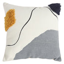 Axyaa Abstract Line Colors Handmade Tufted Cushion Cover 45x45cm