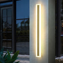 Axyaa Gold LED Wall Sconce: Waterproof Dimmable Outdoor Light