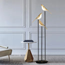 Axyaa Postmodern Bird LED Floor Lamp Golden Luxury for Living Room & Bedroom