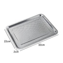 Axyaa Stainless Steel Food Storage Tray Strainer Plate for Kitchen Baking