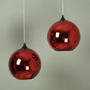 Axyaa Golden Ball Glass Pendant Lights for Kitchen, Living Room, and Cafe