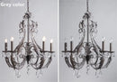 Axyaa Retro Crystal Chandelier for Stylish Home Decor