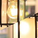 Axyaa Outdoor Waterproof Wall Light, Glass Courtyard Retro Wall Sconces
