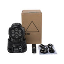 Axyaa Mini LED Wash Moving Head Light with 7x12W RGBW/18W RGBWA+UV for Dj Disco