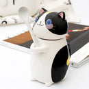 Axyaa Cute Cat Ceramic Coffee Mug Spoon Hand Painted Tea Cup Novelty Gift