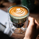 Axyaa Double Wall Glass Christmas Tree Mug: Creative Holiday Gift for Coffee, Milk, Juice