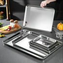 Axyaa Stainless Steel Baking Tray & Cooling Rack Set - Nonstick Oven Pan & Kitchen Bakeware