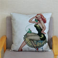 Axyaa European Sexy Women Polyester Cushion Cover 45x45cm - Chic Home Decor