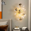 Axyaa Nordic Ginkgo Leaf Wall Lamp: Bedroom, Living Room, Stairs Light