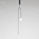 Axyaa Geometric Lines Lustre Pendant Lights | Modern Nordic Loft Minimalist Kitchen Bedroom Lighting