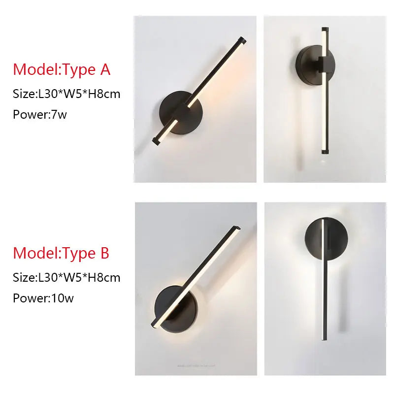 Axyaa Modern LED Wall Sconce Light for Bedroom Living room Kitchen