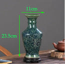 Axyaa Blue White Porcelain Antique Ceramic Vase Home Table Decor Pot Craft