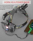 Axya XHP100 LED Headlamp: Rechargeable, Waterproof, 2500M Long Range Headlight