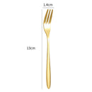 Stainless Steel Cake Divider Spoon Fork Set by Axyaa