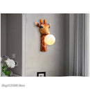 Axyaa Kids LED Giraffe Wall Lamp – European Style Children's Wall Light