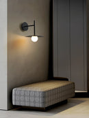 Axya Industrial Style Bedroom Wall Lamp for Minimalist Living Room and Staircase