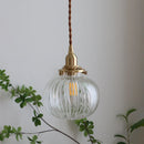 Axyaa Modern Glass Ceiling Chandelier: Minimalist LED Crystal Pendant Lights