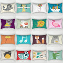 Soft Velvet Lumbar Pillowcase for Sofa & Bedroom, by Axyaa