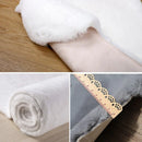Axyaa Faux Fur Plush Suede Carpet: Soft, Fluffy Rug for Kids, Game Room, or Bedroom