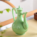 Axya Golden Outline Ceramics Hip Flasks - Retro Court Style Drinkware