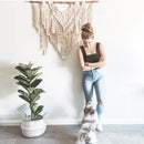 Axyaa Geometric Macrame Wall Hanging: Boho Chic Home Decor Handicrafts