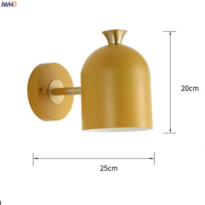Axyaa Nordic LED Wall Light for Bedroom Bathroom Stair Mirror - Modern Simple Sconce