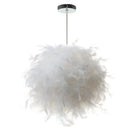 Axya Feather Pendant Light for Romantic Bedroom & Living Room Lighting
