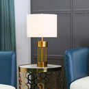 Axyaa Nordic Metal Art Iron LED Gold Desk Lamp for Home Decor