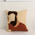 Axyaa Abstract Embroidered Cushion Cover 45x45cm/30x50cm for Living Room Sofa