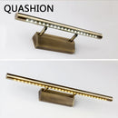 Axya Copper Wall Lamp LED Mirror Light for Modern Bathroom Decor