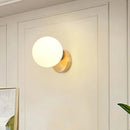Axyaa Glass Ball Wall Lamp Black Copper Luxury Nordic Minimalist Design