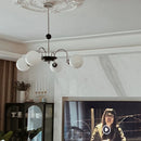 Axyaa Glass Ball Chandelier - Luxury Nordic Design for Living Room Lighting
