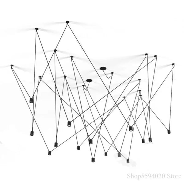 Axyaa Industrial Wire Pendant Lamp for Modern Bedroom Lighting