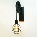 Axyaa Vintage Iron Indoor Wall Light e27 Industrial Retro Loft Wall Lamp