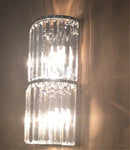 Axyaa Crystal Wall Sconce LED Light: Elegant Bedroom Lighting