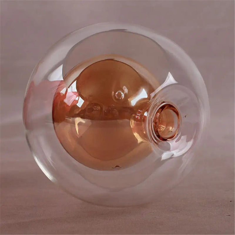 Axyaa White Globe Glass Shade for G4 Bulbs - D8cm D10cm Diameter