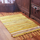 Axyaa Handmade Tassel Rug: Boho Cotton Cloth Tapestry for Home Living Room & Kitchen