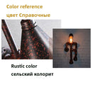 Axyaa Personality Robot Wall Lamp Industrial Style for Home, Restaurant, Bar, and Cafe