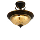 Axyaa Vintage Round LED Ceiling Light for Bedroom, Kitchen, and Balcony