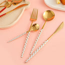 Axyaa Stainless Steel Cutlery Set - Chopsticks, Forks, Spoons, Knife - Kitchen Tableware