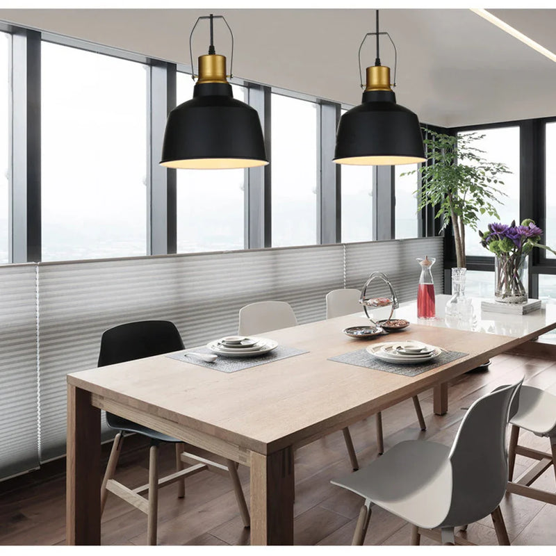 Axyaa Retro Industrial Pendant Light E27 LED Modern Nordic Hanging Lamp