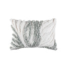 Beige Grey Tufted Coral Pillow Cover by Axyaa for Stylish Home Decor