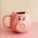 Axyaa 550ml Pig Cartoon Coffee Mug with Spoon in Gift Box