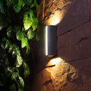 Axyaa LED Outdoor Wall Light Waterproof Sconce 4W Black Aluminum for Porch Garden