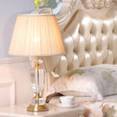 Axyaa Luxury Crystal Table Lamp - Modern European Style Décor for Bedroom